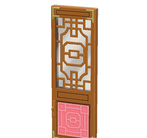 Brown Ornate door