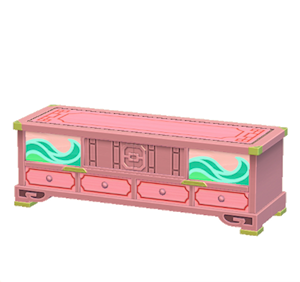 Pink Ornate stand