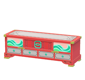 White Ornate stand