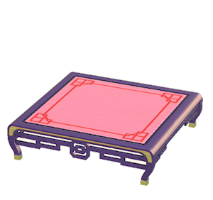 Plum Ornate table
