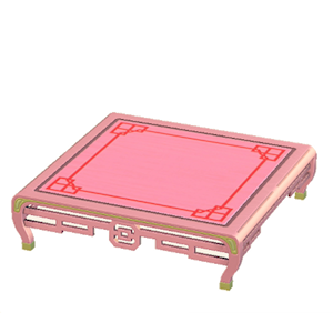 Pink Ornate table