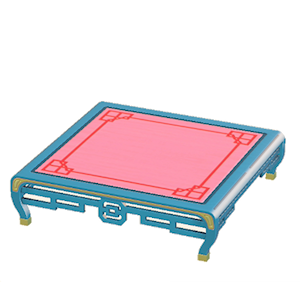 Blue Ornate table