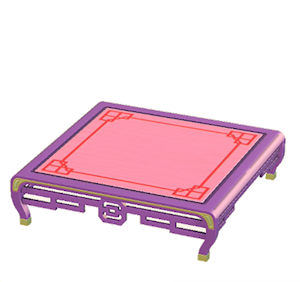 Purple Ornate table
