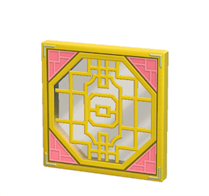 Yellow Ornate window