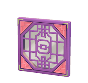 Purple Ornate window