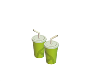 Lime Paper Party cups