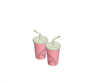 Pink Paper Party cups