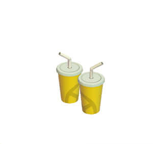 Yellow Paper Party cups