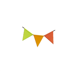 None Party bunting