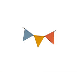 Gray Party bunting