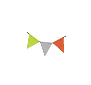 White Party bunting