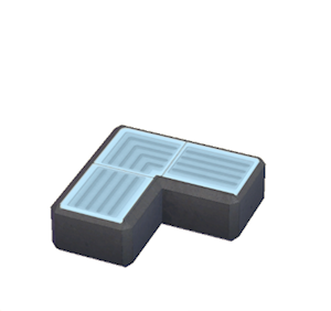 Cyan Pathway light (corner)
