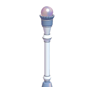 Navy Pearl streetlight