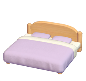 Purple Plain bed