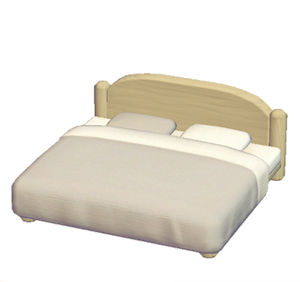 Brown Plain bed