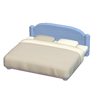 Navy Plain bed