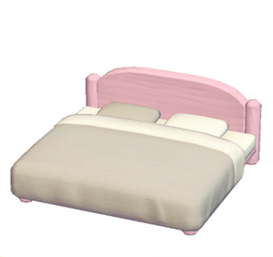 Pink Plain bed