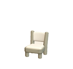 Beige Plain chair