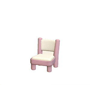 Pink Plain chair