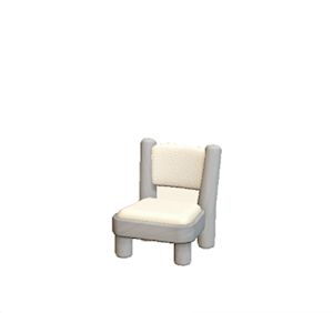 White Plain chair