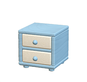Blue Plain chest