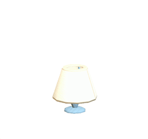 Blue Plain lamp