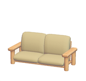 Brown Plain sofa