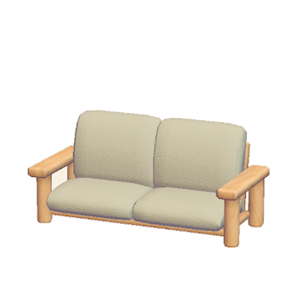Beige Plain sofa