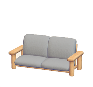 Black Plain sofa