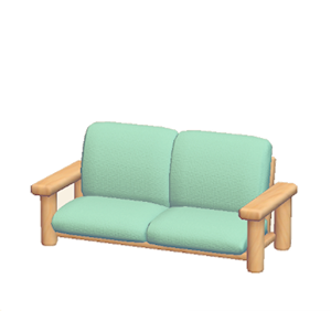 Aquamarine Plain sofa