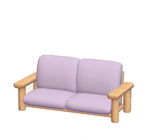 Purple Plain sofa