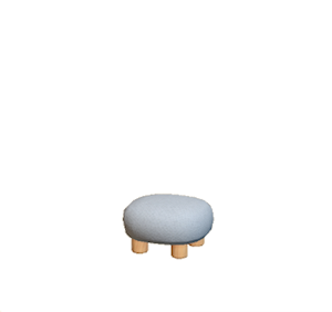 Gray Plain stool