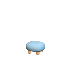 Blue Plain stool