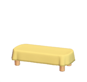 Yellow Plain table