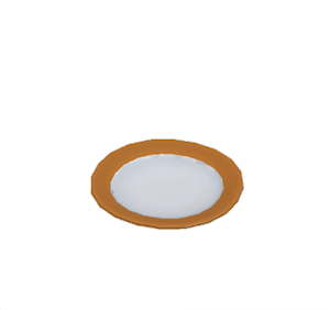 Brown Plate