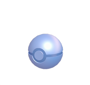 Navy Pok&eacute; Ball lamp
