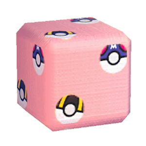Pink Pok&eacute; Ball print