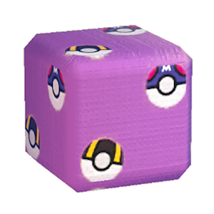 Purple Pok&eacute; Ball print