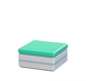 Aquamarine Pokémon Center counter