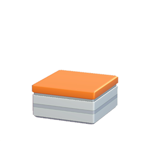 Orange Pokémon Center counter