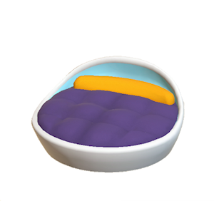 Plum Pop art bed