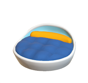 Navy Pop art bed