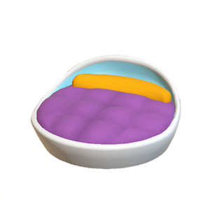 Purple Pop art bed