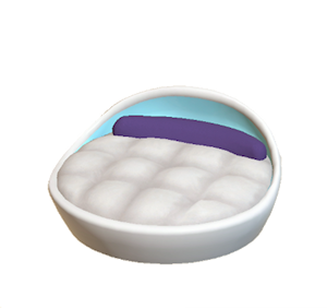 Plum Pop art bed