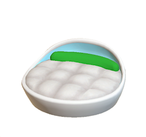 Green Pop art bed