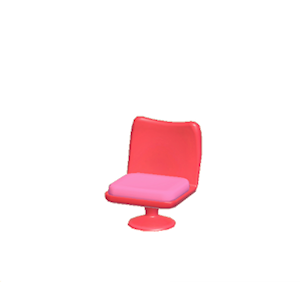 Rose Pop art chair