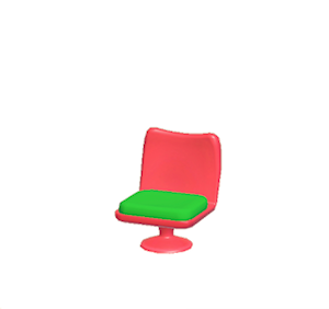 Green Pop art chair