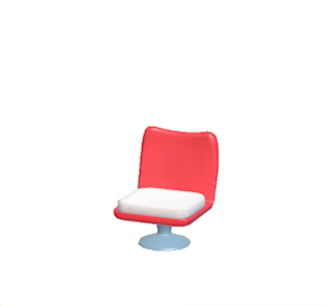 Gray Pop art chair