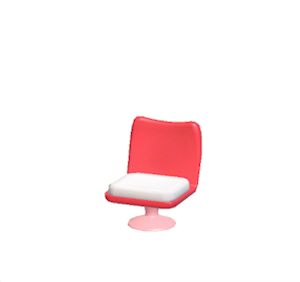 Pink Pop art chair