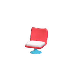 Blue Pop art chair